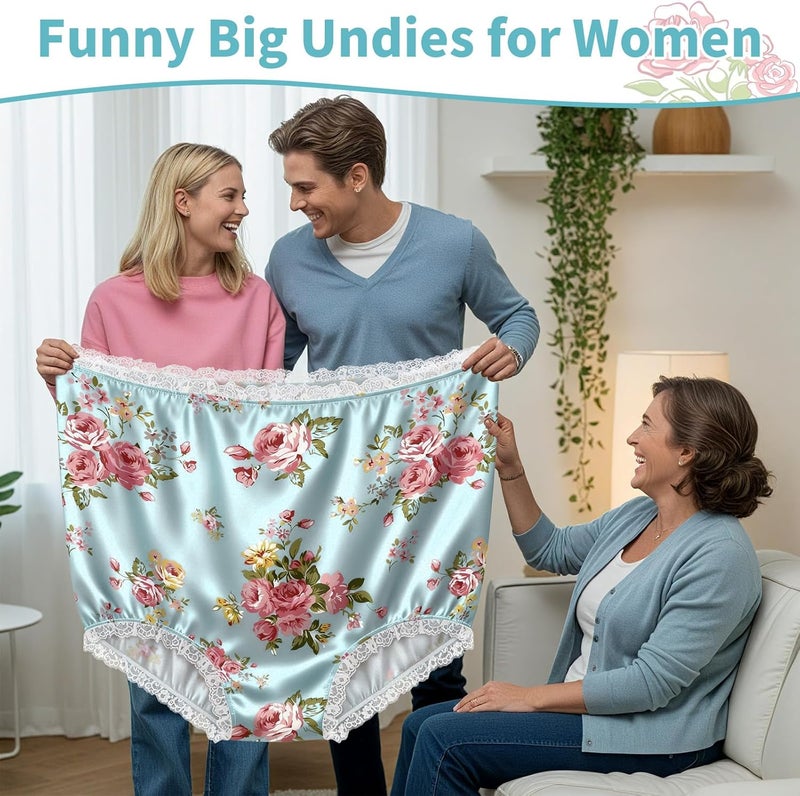 Dalycro Granny Panties Funny Unerwear for Women Big Mama Undies Gag Gift For Adults Men Christmas Stocking Stuffer Party - Image 4